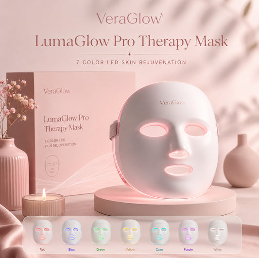 LumaGlow Pro Therapy Mask — 7-Color LED Skin Rejuvenation