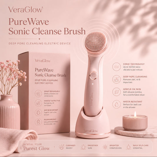 PureWave Sonic Cleanse Brush — Deep Pore Cleansing Device